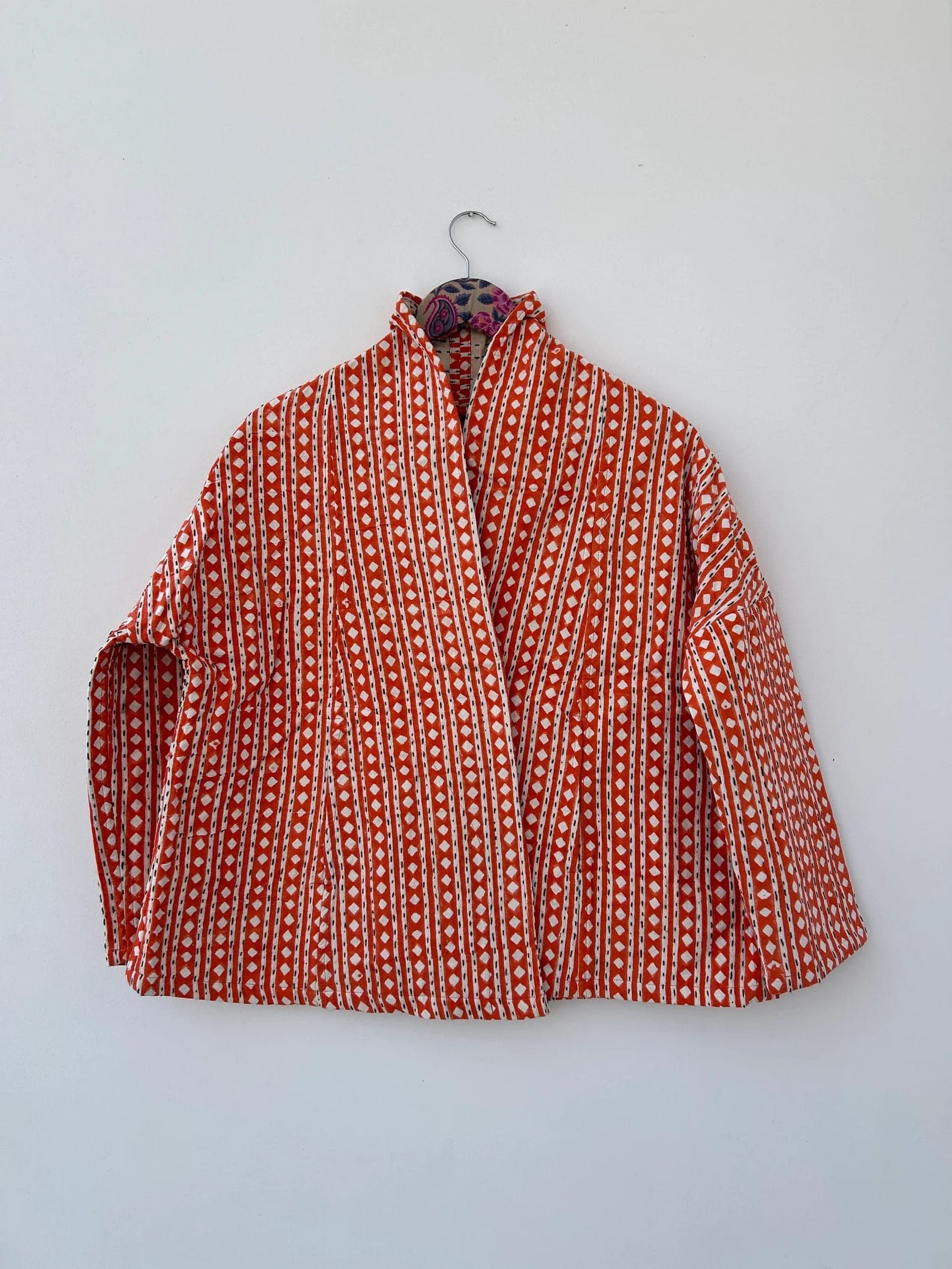 Red cotton New Arrivals for Women Kvastram front view