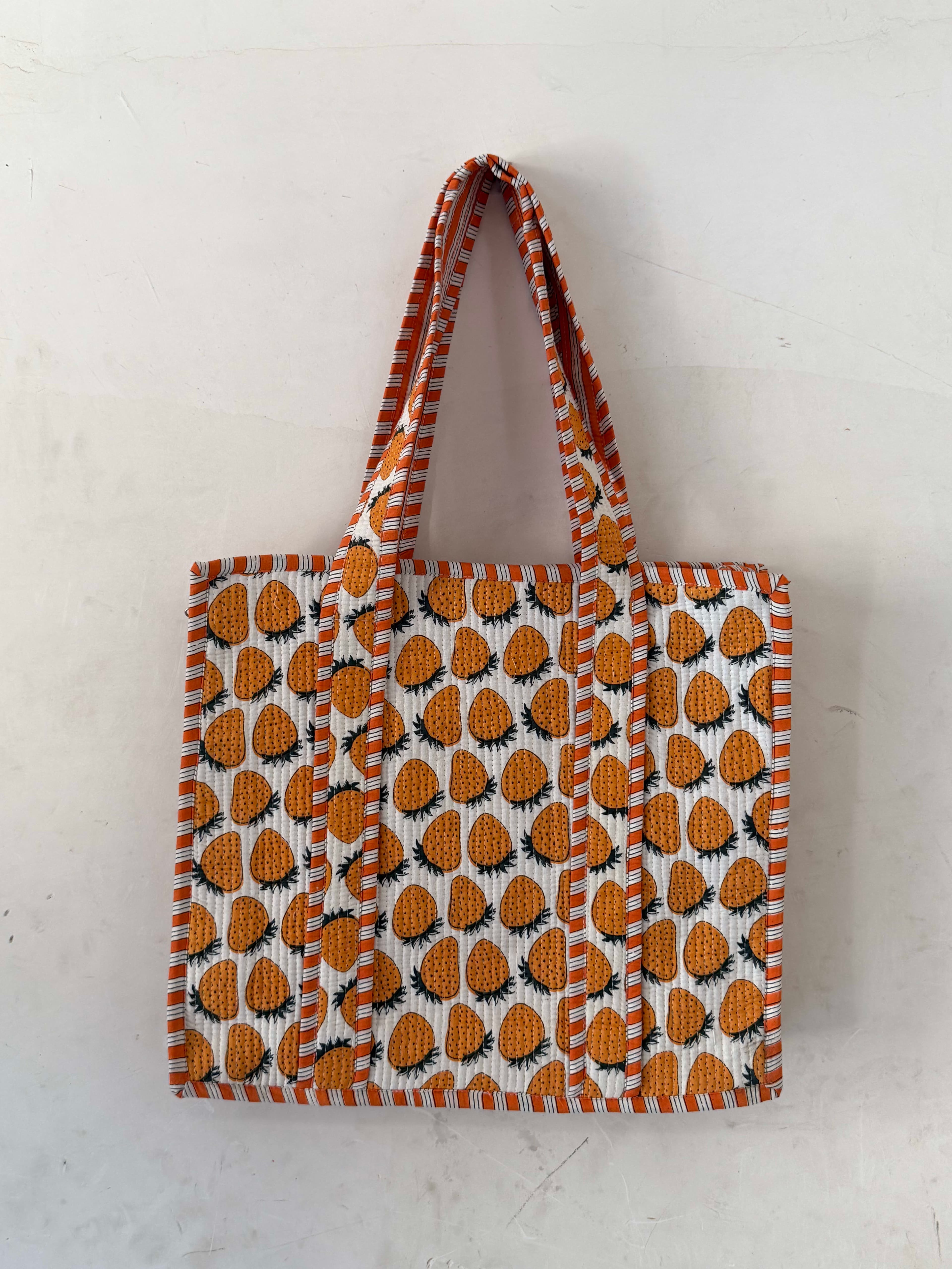 cotton Tote bags for Women Kvastram front view